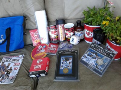 A picture of the gifts Ed Shutt brought for Matt, Michael, and Josue. Photo courtesy of Jeanette Herron