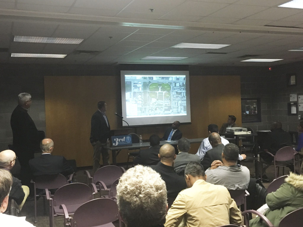Project partners discussed plans for the Kansas City Urban Youth Academy on Monday, Jan. 23 at the Gregg/Klice Center.