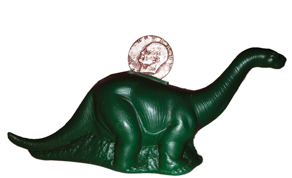Dinosaure plastique