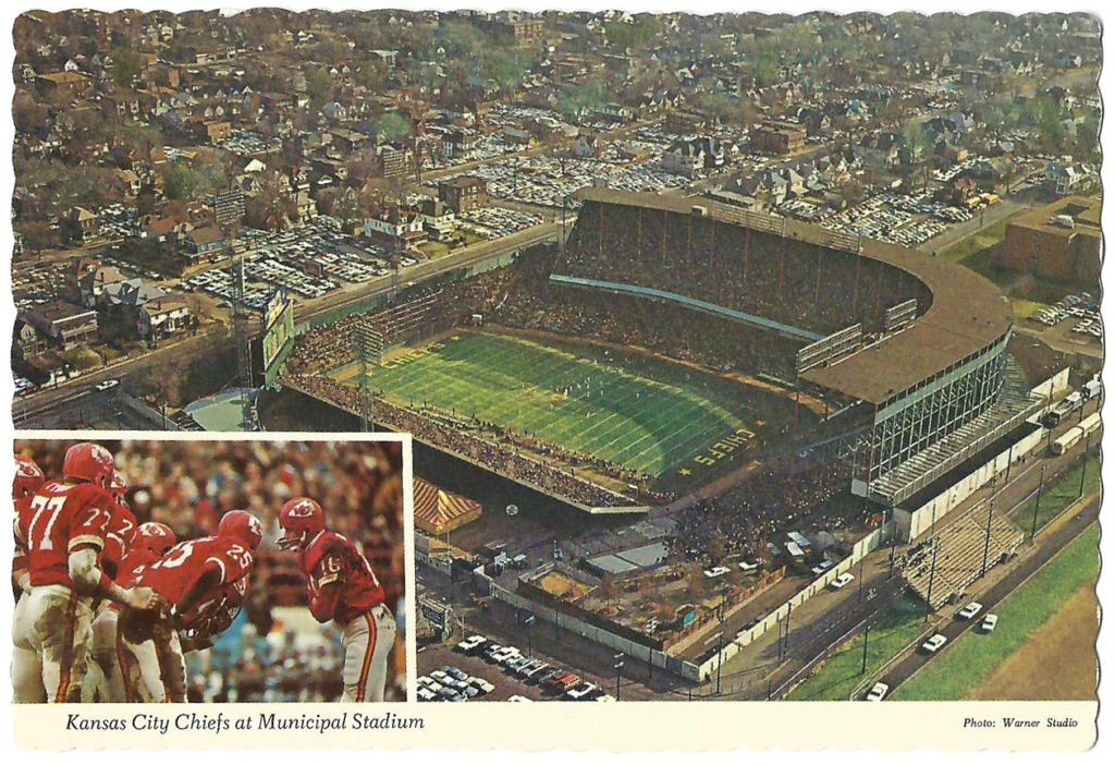 Kansas City's Municipal Stadium - KC Monarchs, KC Blues, KC Royals, KC Chiefs, Kansas City Spurs - Historic Postcard