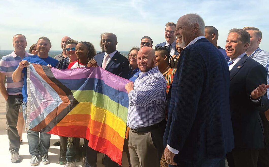Historic Kansas City Pride flag raising LaptrinhX / News