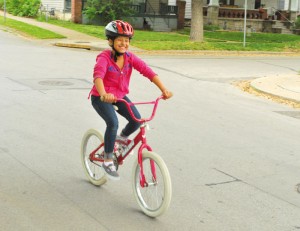 Girl-Biking