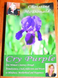 Cry Purple •Cry Purple is available for purchase at Amazon.com •For more about Christine, visit www.crypurple.com or www.facebook.com/crypurplebook 
