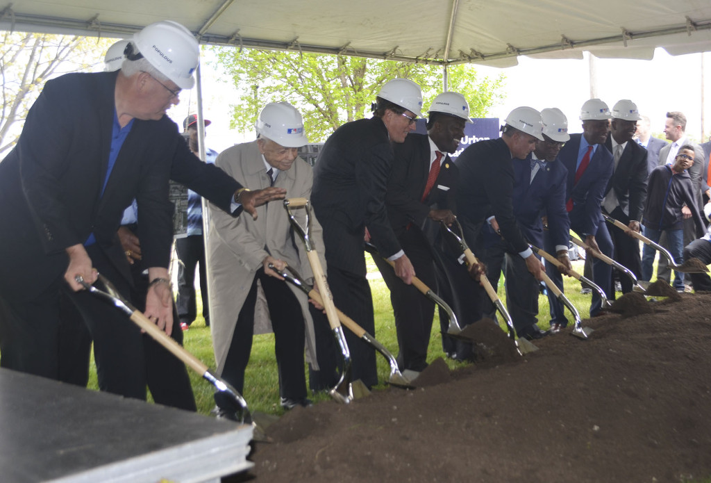 Project partners officially break ground on the $14 million Kansas City Urban Youth Academy, to be located in Parade Park