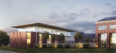 A rendering of the planned KCU Center for Medical and Surgical Simulation.