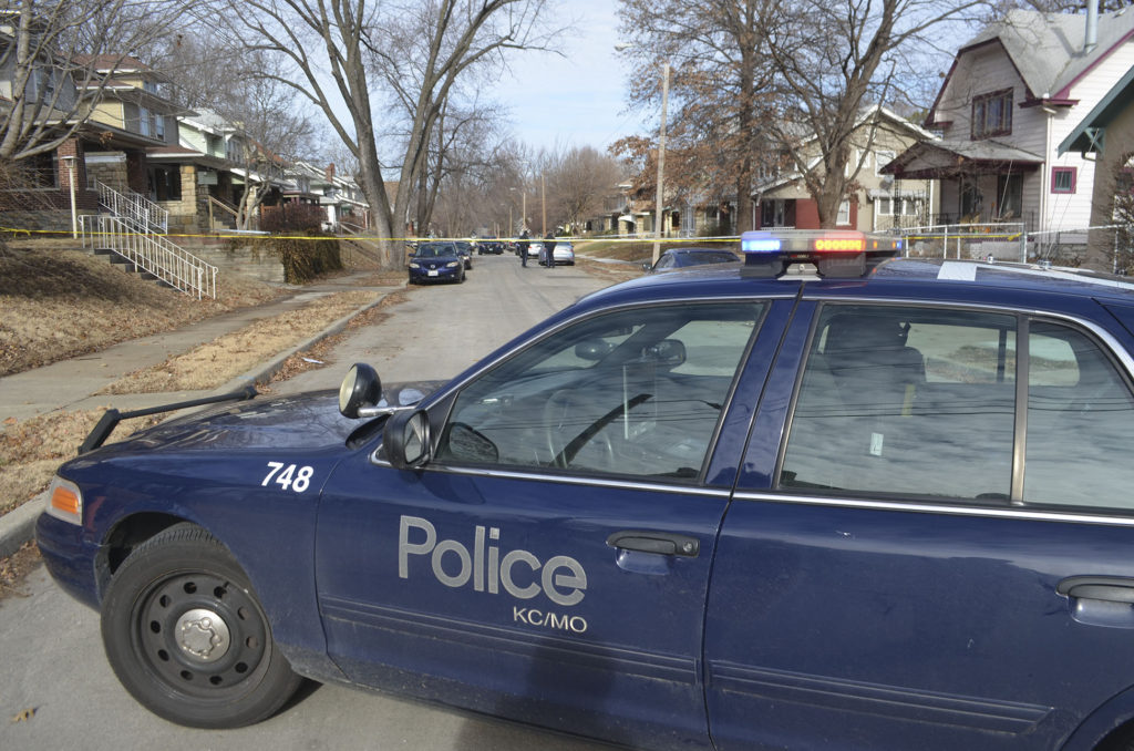 Police converged on the scene of a shooting at N. Chelsea and Scarritt on the afternoon of Wednesday, January 4.