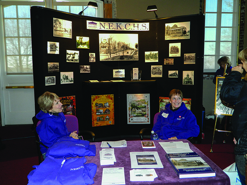 The Northeast Kansas City Historical Society set up a booth at the 2016 edition of the Old House Expo.