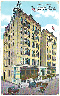 Hotel Victoria Kansas City History - Historic Postcards