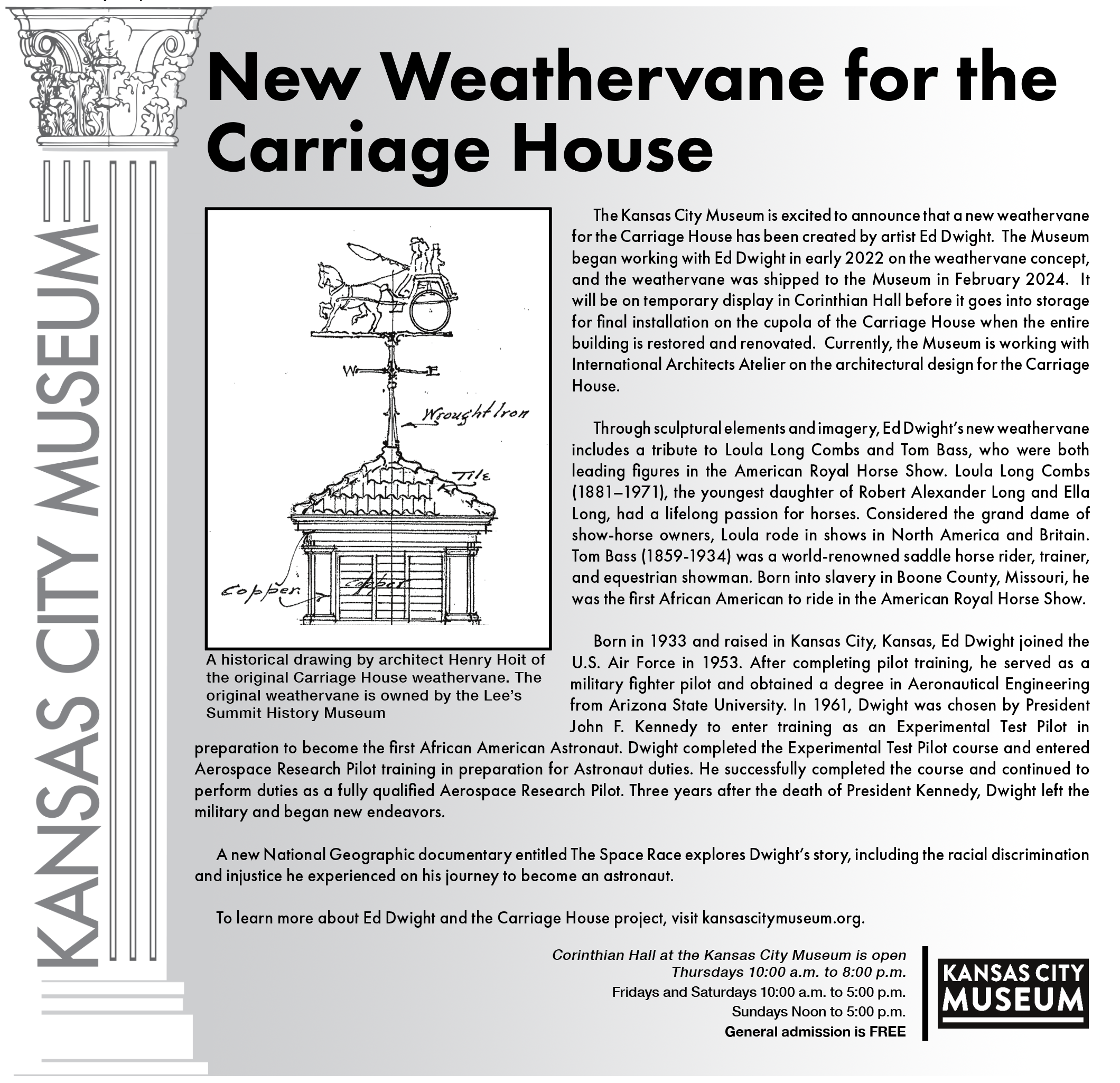 New Weathervane for the Carriage House 