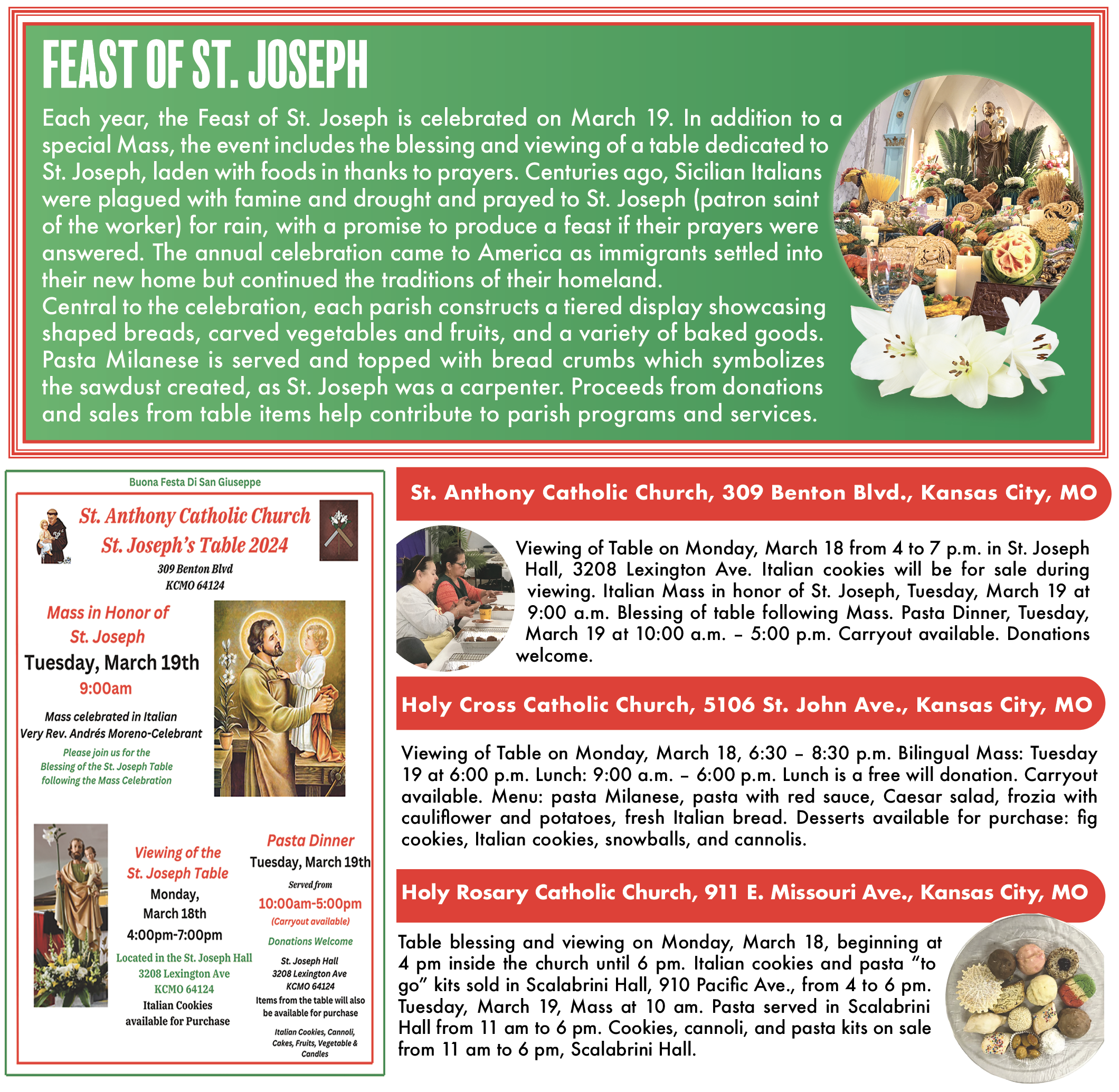 Feast of St. Joseph