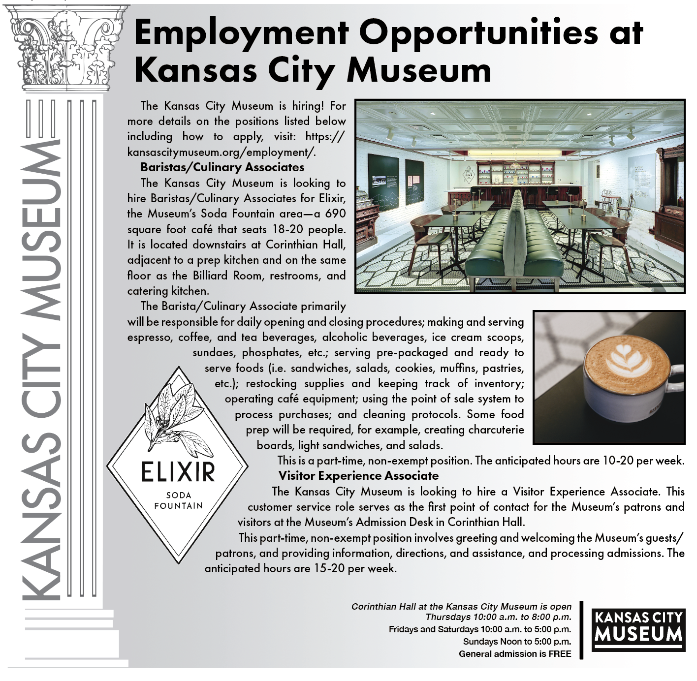 Employment Opportunities at Kansas City Museum  