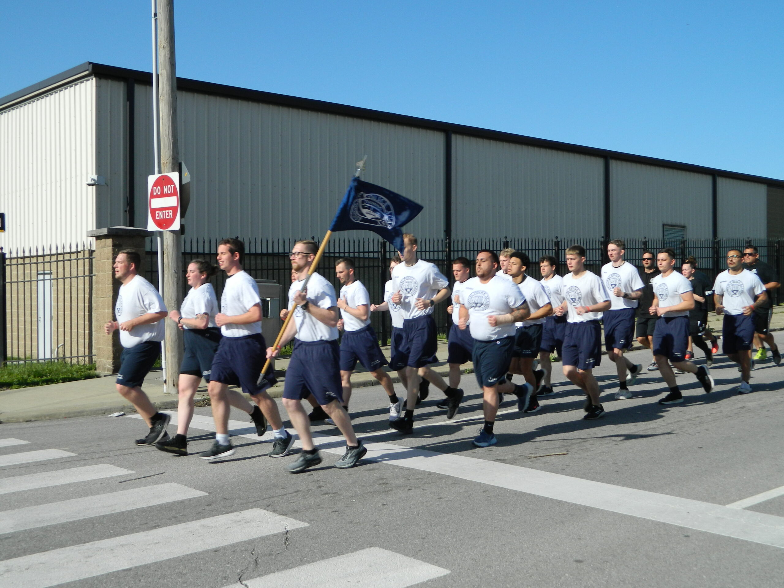 KCPD Cadets run to honor fallen officer