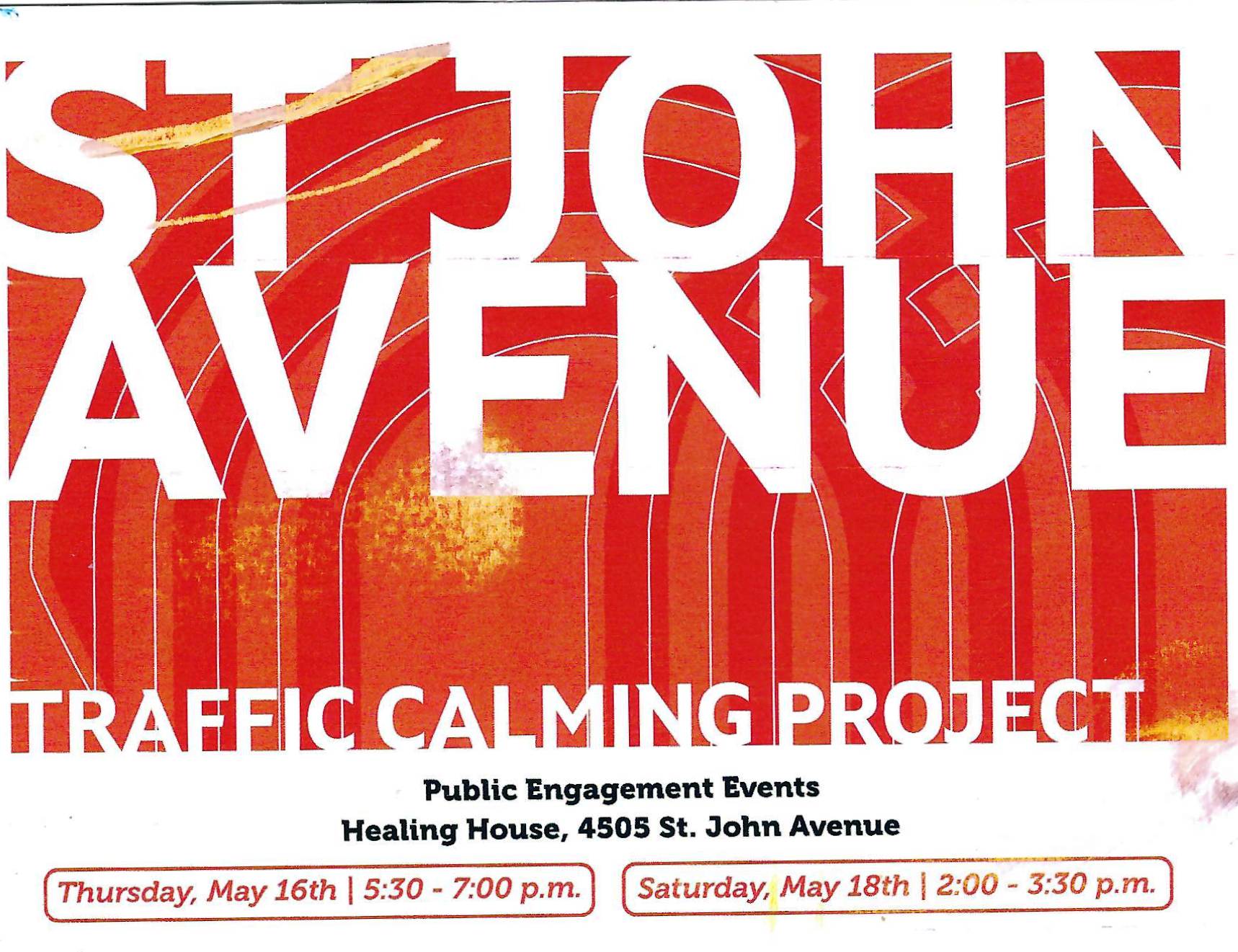St. John Ave. Traffic Calming measures outlined at two public meetings