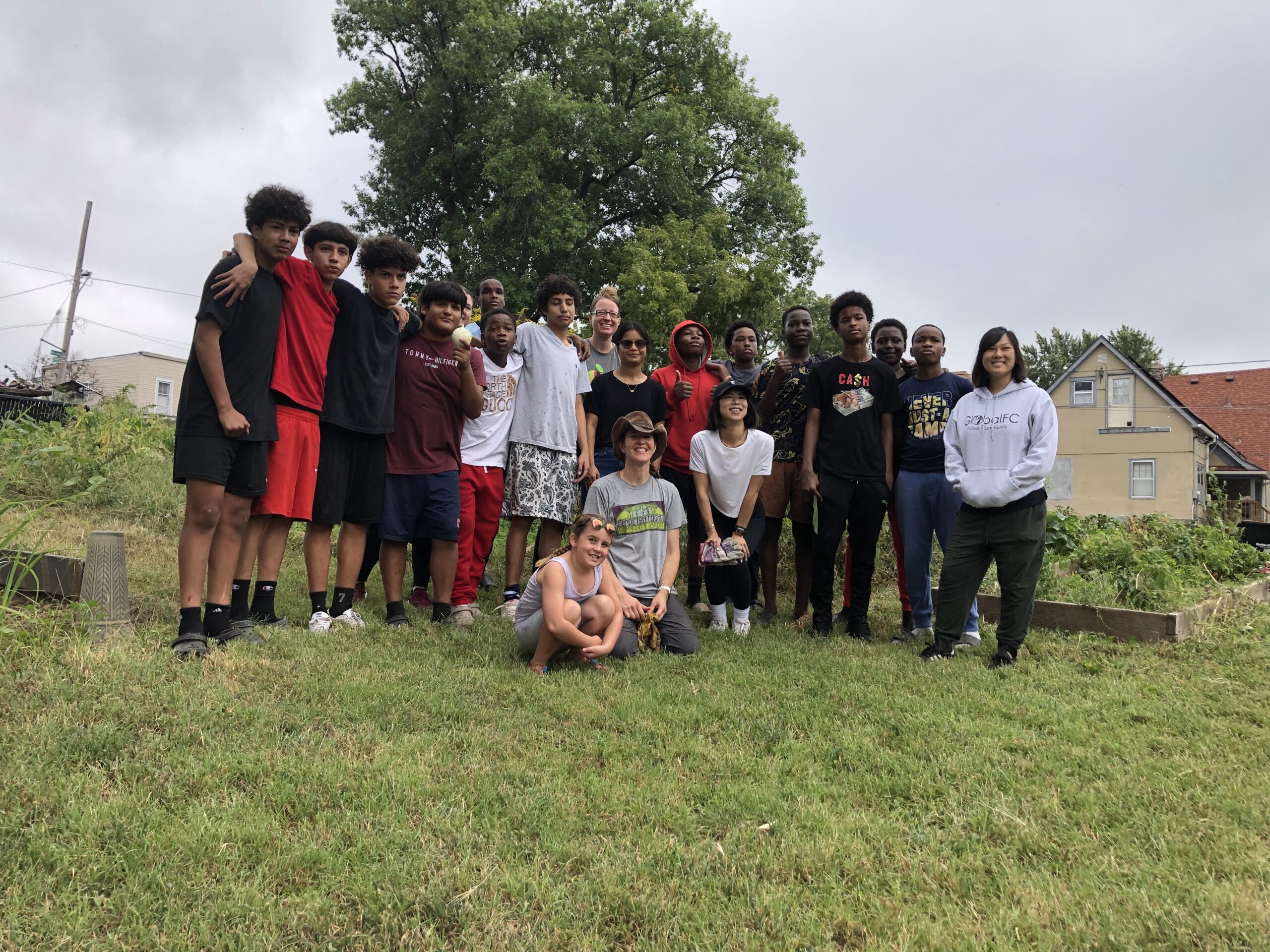 Community gathers in Pendleton Heights to assist with alley clean-up