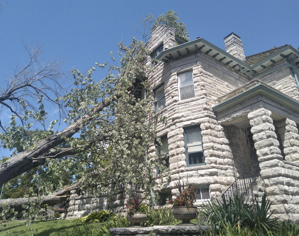 When The Wind Blew — Historic Home Under Repair