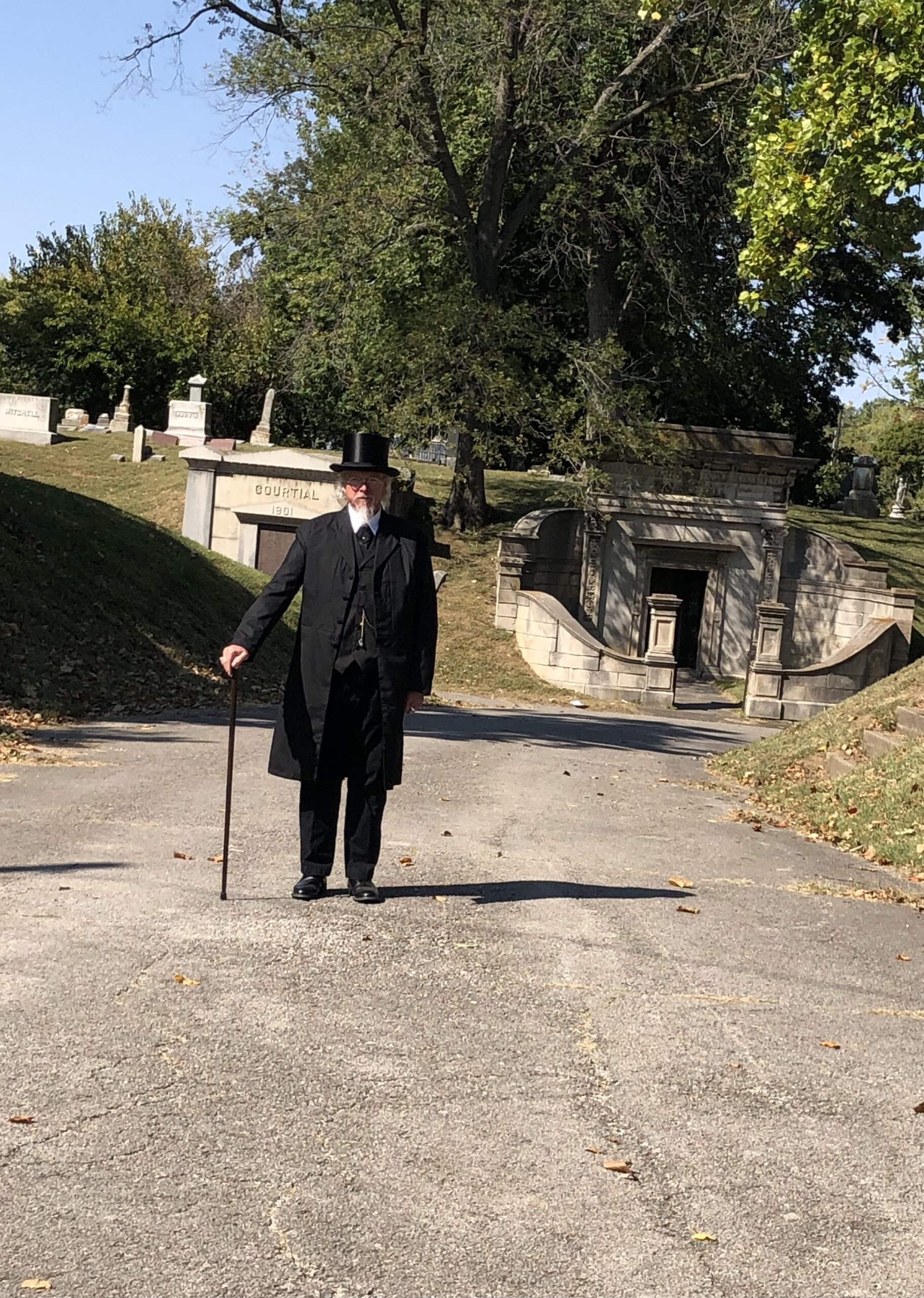 Historic Cemetery Respects the Past, Surveys the Future