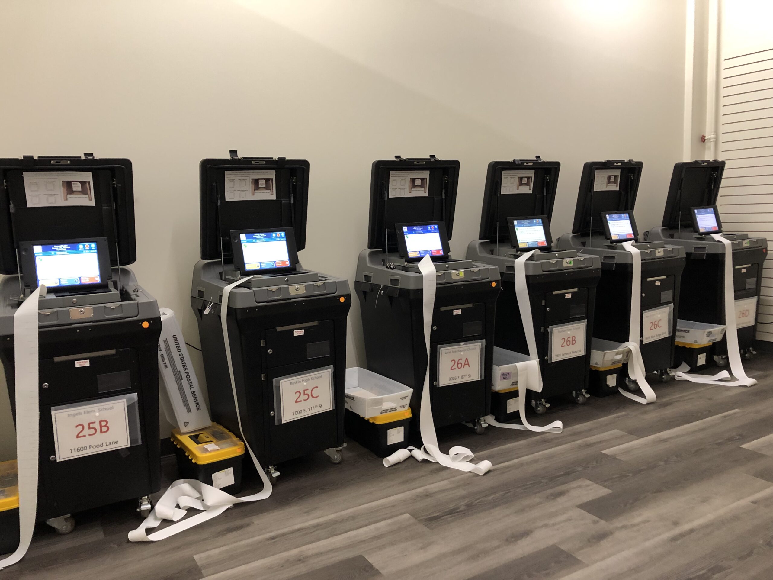 Kansas City Election Board Prepares Voting Machines