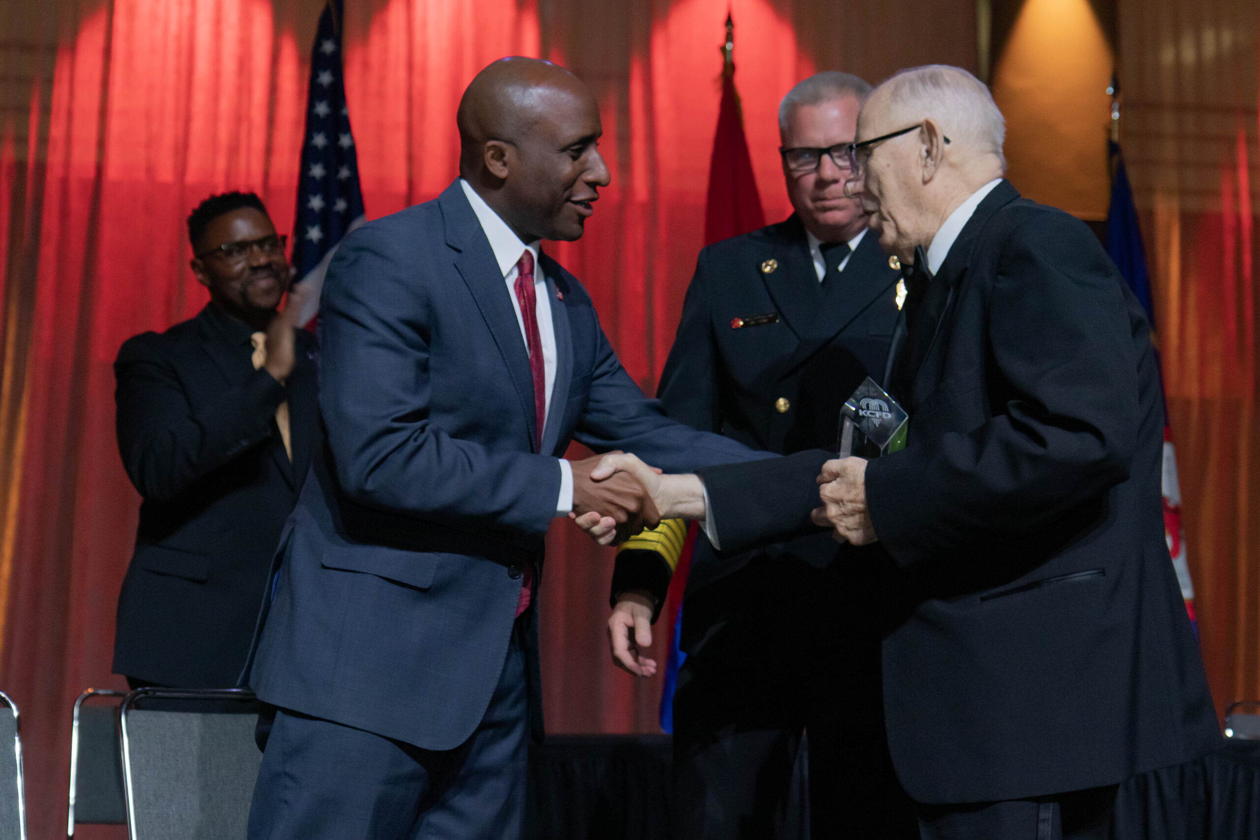 KCFD Honors Northeast Native for 66 years with Department