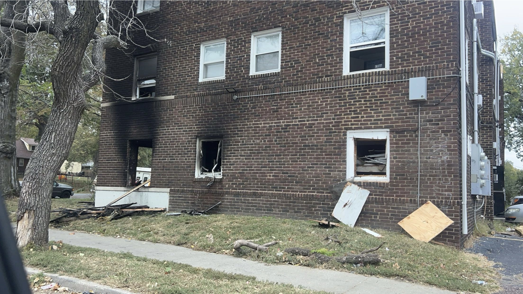 Apartment fire in Scarritt Renaissance, Oct. 15 | Photo by Emily Wheeler